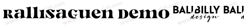 Rallisaguen Demo字体转换